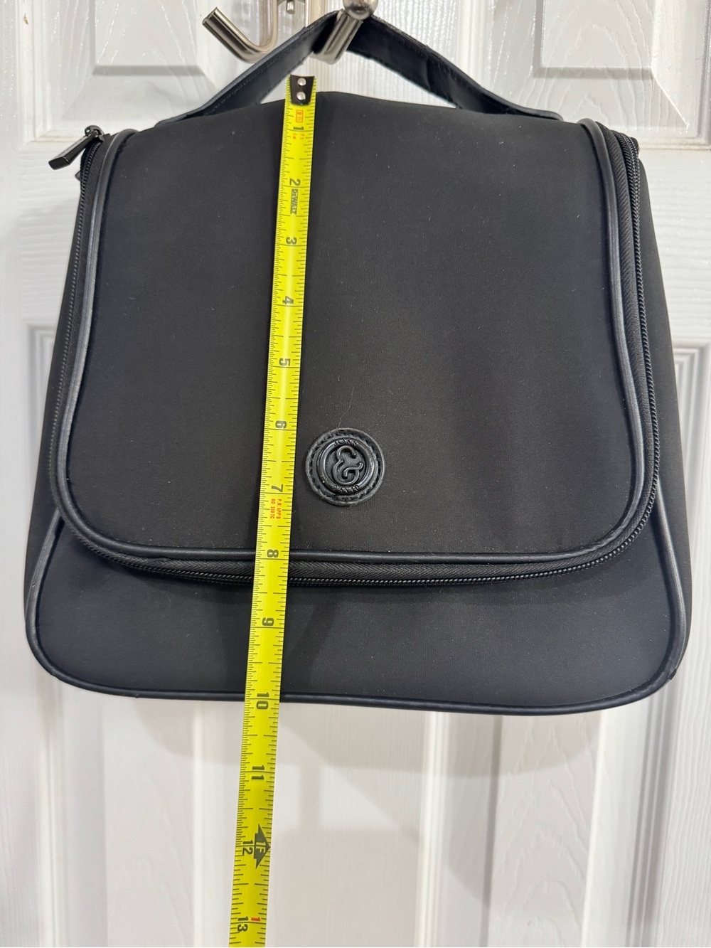 Joan & David Black Hanging Toiletry Bag - Picture 3 of 10